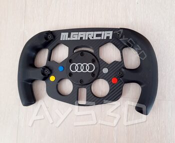 MOD F1 Fórmula 1 PERSONALIZADO con TU NOMBRE + AUDI xa Volante Logitech G29 G923