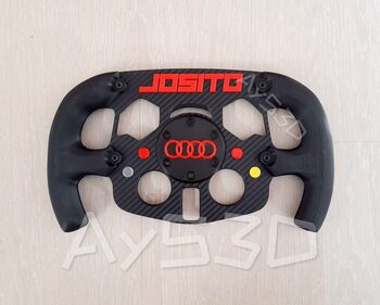 MOD F1 Fórmula 1 PERSONALIZADO con TU NOMBRE + AUDI xa Volante Logitech G29 G923