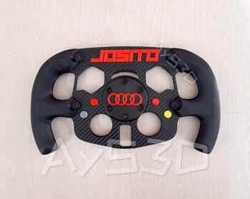 MOD F1 Fórmula 1 PERSONALIZADO con TU NOMBRE + AUDI xa Volante Logitech G29 G923