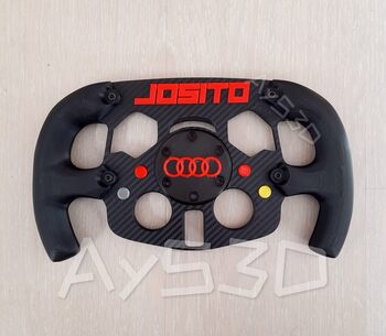 MOD F1 Fórmula 1 PERSONALIZADO con TU NOMBRE + AUDI xa Volante Logitech G29 G923