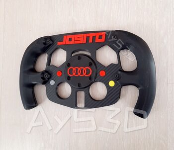 MOD F1 Fórmula 1 PERSONALIZADO con TU NOMBRE + AUDI xa Volante Logitech G29 G923