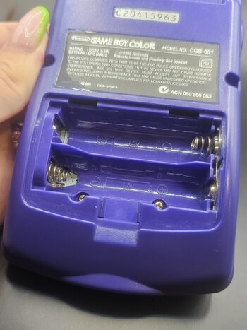 Nintendo gameboy color purple