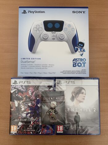 PACK = DualSense Astro Bot + Silent Hill 2 + Shin Megami Tensei V Vengeance