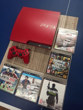 PlayStation 3 Slim, Red, 320GB