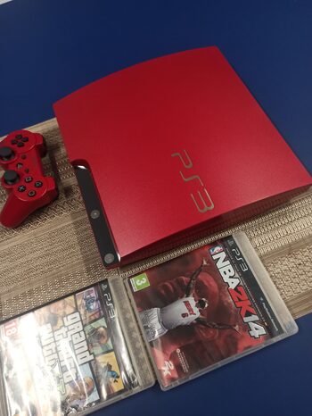 PlayStation 3 Slim, Red, 320GB for sale