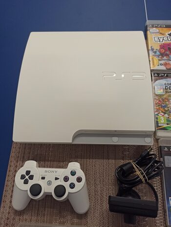 PlayStation 3 Slim, White, 320GB