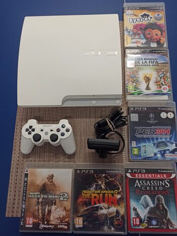 PlayStation 3 Slim, White, 320GB