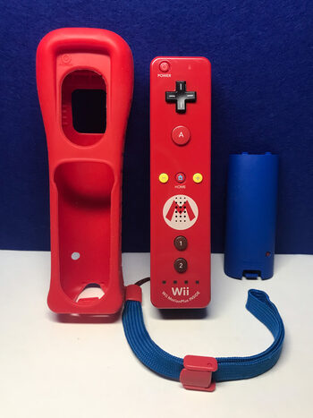 Get Wii Remote with MotionPlus Inside rojo Mario EN CAJA RVL-036 con correa y funda 