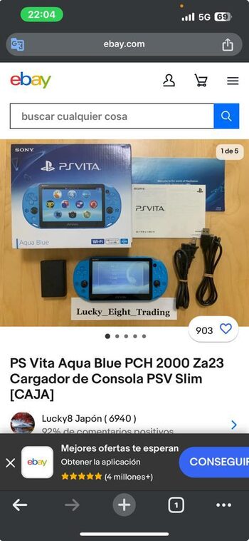 Buy PS Vita, Aqua Blue, 1GB