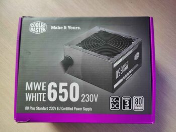 Pirkti Cooler Master MWE White V2 230V ATX 650 W 80+ PSU