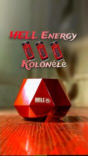 Hell energy kolonėlė (column), (Hell energy kilimėlis dovanų)