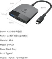 Hagibis USB C to 4K HDMI adapter for Nintnedo Switch, Macbook, Laptop, Phone