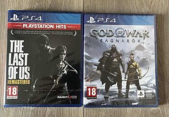 Neišpakuoti God of war ragnarok ir The last of us ps4 žaidimai!