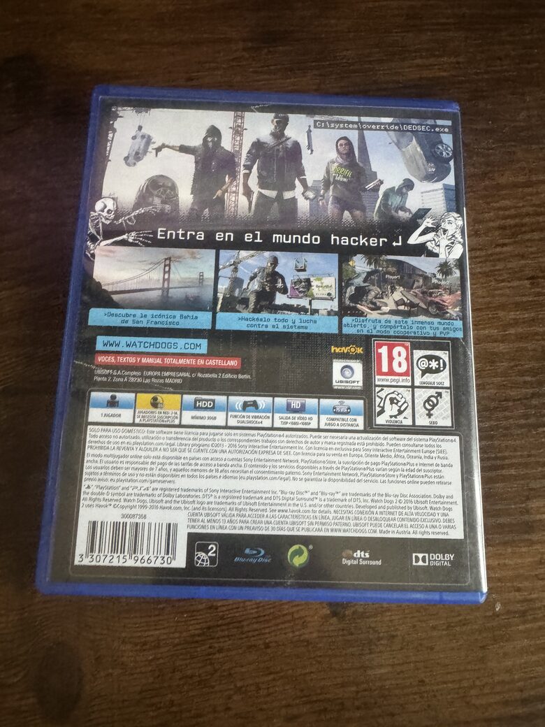 Watch Dogs 2 PlayStation 4