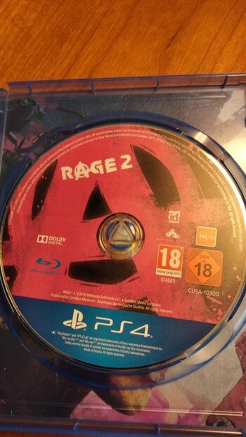 RAGE 2 PlayStation 4 for sale