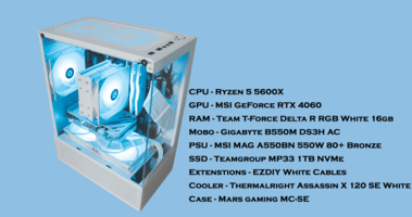 Buy Naujas žaidimų kompiuteris - Ryzen 5 5600x, 16 GB RAM, 1 TB NVME SSD su RTX 4060
