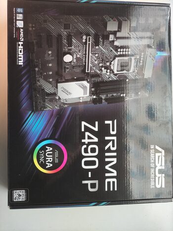 Asus PRIME Z490-P Intel Z490 ATX DDR4 LGA1200 2 x PCI-E x16 Slots Motherboard