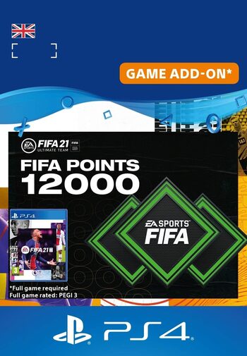 FIFA 21 -  12000 FUT Points (PS4) PSN Key UNITED KINGDOM