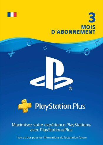 PlayStation Plus Card 90 Days (FR) PSN Key FRANCE