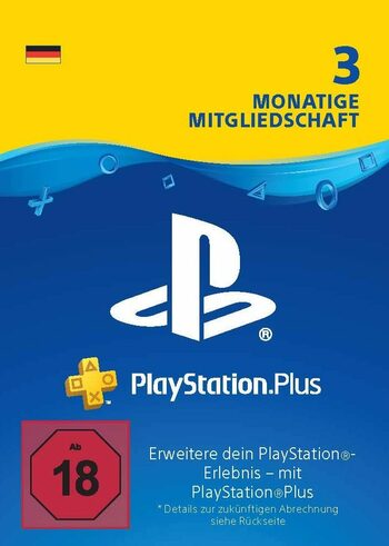 PlayStation Plus Card 90 Days (DE) PSN Key GERMANY