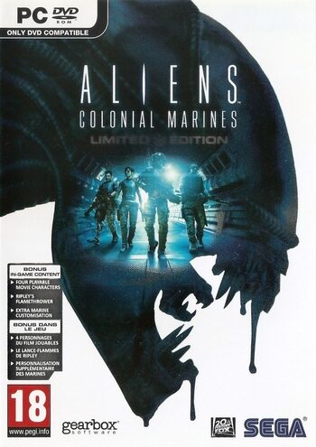 Aliens: Colonial Marines Limited Edition Pack (DLC) (PC) Steam Key GLOBAL