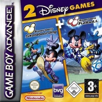 2 Disney Games: Disney Sports Skateboarding + Disney Sports Football Game Boy Advance