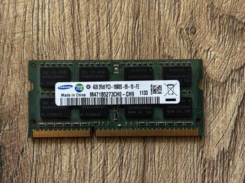 Samsung M471B5273CH0-CH9 4GB DDR3 1333MHz PC3-10600 204-Pin Non-Ecc