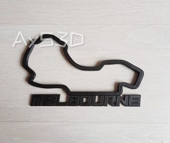 CIRCUITO MELBOURNE ALBERT PARK Decorativo zona gamer F1 Formula 1 Moto GP