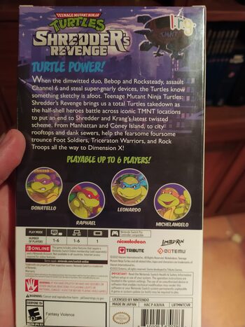 Teenage Mutant Ninja Turtles: Shredder's Revenge - Limited Edition Nintendo Switch