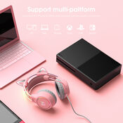 Onikuma X15 Pro Pink Cat Ear gaming headphones (žaidimų ausinės)