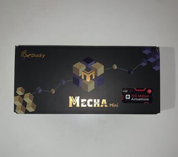 Teclado Ducky Mecha Mini Negro 60% Switches Rojos