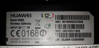 Buy HUAWEI B683 3G Wireless Router