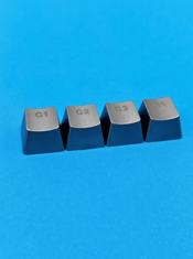 Buy Gaming Klaviatūros Keycaps G1 G2 G3 G4 Mygtukai