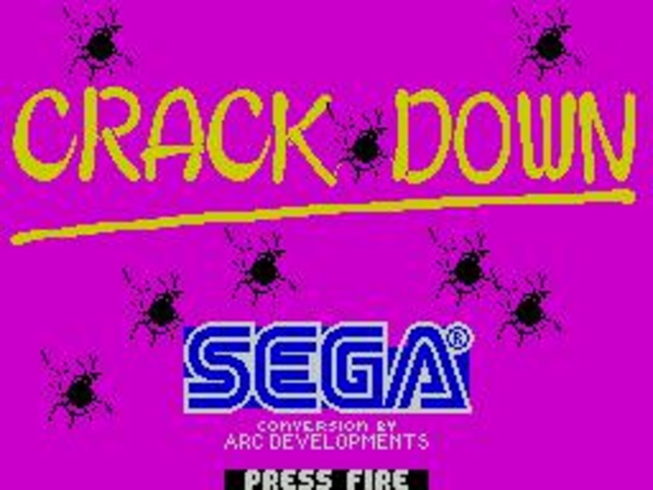 Crack Down (1990) SEGA Mega Drive