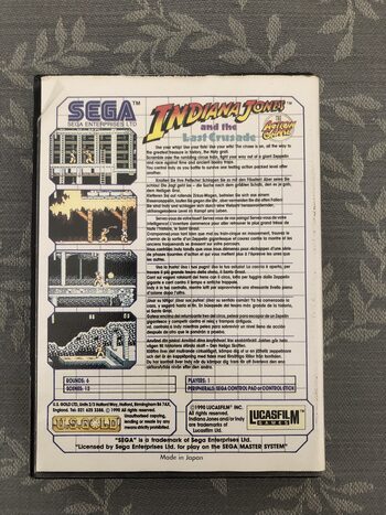 Buy Indiana Jones and the Last Crusade: The Action Game SEGA Master System