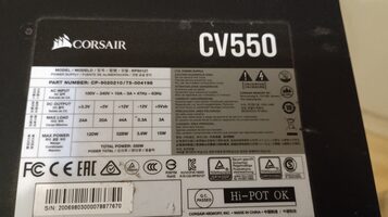 Corsair VS ATX 550 W PSU