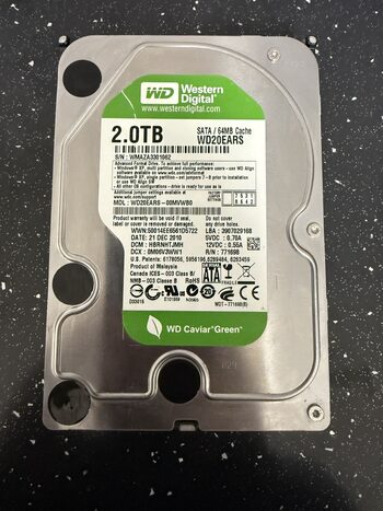 Western Digital AV-GP 2 TB HDD Storage