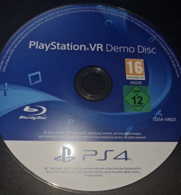 PlayStation VR Demo Disc PlayStation 4