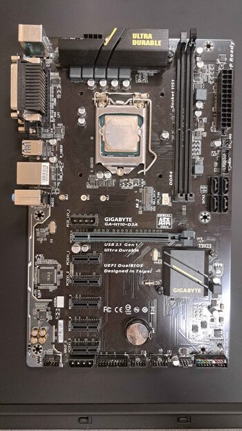 Gigabyte GA-H110-D3A Intel H110 ATX DDR4 LGA1151 1 x PCI-E x16 Slots Motherboard