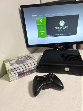 Xbox 360 S, Black, 4GB