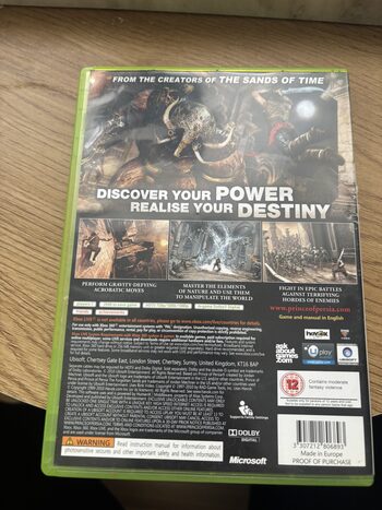 Prince of Persia: The Forgotten Sands Xbox 360 for sale