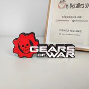 Letrero juego Gears of War