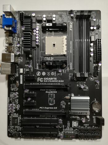 Gigabyte GA-F2A85X-D3H AMD A85X ATX DDR3 FM2 2 x PCI-E x16 Slots Motherboard