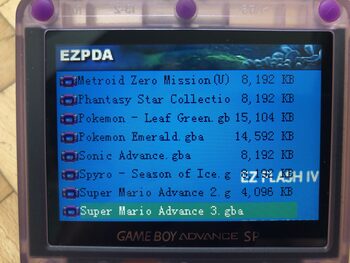 Nintendo GameBoy Advance SP (Modifikuotas)