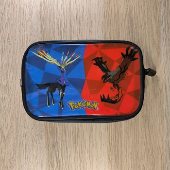 Funda Transporte Pokemon Azul Rojo para 3DS