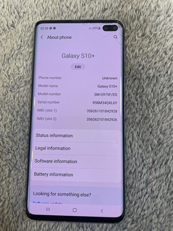 Samsung galaxy s10+ for sale