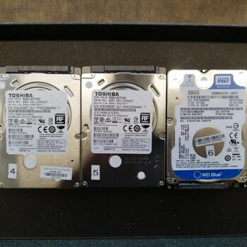 Toshiba 500 gb hdd 2.5 MQ01ACF050 ir Western Digital WD5000LPVX-08V0T Blue 500GB