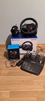 Parduodu logitech G29 vairas + pedalais + šifteriu