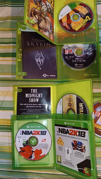 Xbox One, Black, 500GB naudotas, bet tebeveikiantis + žaidimai for sale