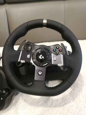 Logitech G920 vairas su pedalais ir shifteriu